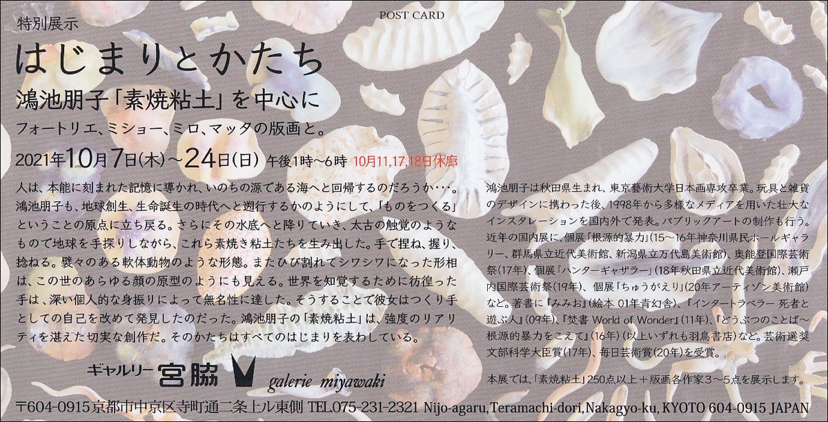 鴻池朋子 at ギャルリー宮脇 Tomoko Konoike at Galerie