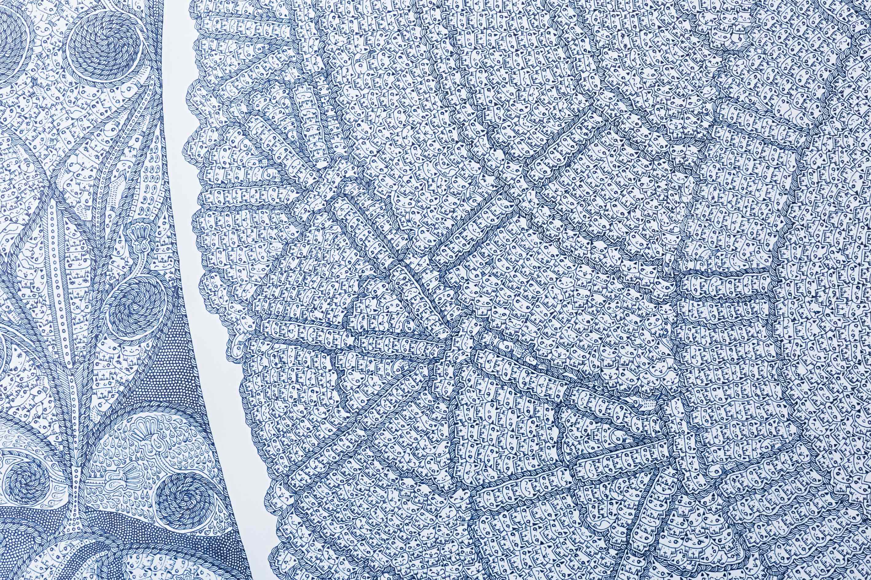 西脇直毅のボールペン画 ギャルリー宮脇